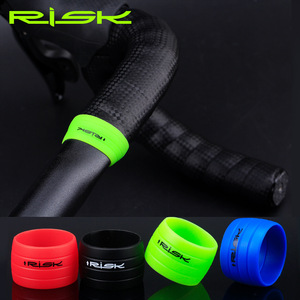 RISK Sangle de fixation pour guidon de vélo 22,2 mm en silicone antidérapant pour guidon fixe - Product Image 2