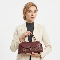DEJURIOR 2026 Nouveaux Sacs à Main pour Femmes en Cuir PU Premium, Ensemble de Sacs 2-en-1 de Luxe avec Boucle Dorée, Sac à Bandoulière de Créateur
