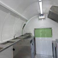 Remorque alimentaire mobile Goeasy en acier inoxydable écologique pour la vente de bonbons, chips, café, glaces, burgers, hot-dogs – Nouveauté 2026