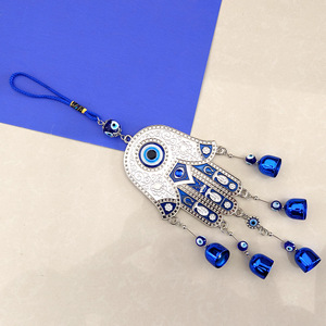 Carillones de viento de mano de Fátima al por mayor adornos colgantes ojos malvados azules diseño vintage carillones de viento de <span class=keywords><strong>ojo</strong></span> de diablo para decoración del hogar - Product Image 4