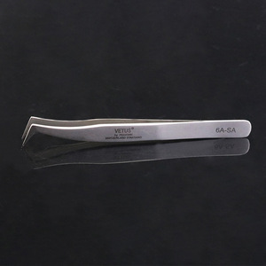 Pinzas Vetus 6A-SA de precisión, de acero inoxidable, antimagnéticas, resistentes a ácidos, para reparación de productos electrónicos - Product Image 1