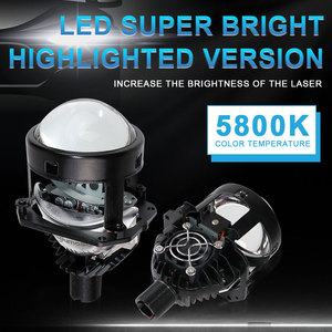 JHS Bi Led Laser Projecteur Lentille 2.5 pouces Une Tasse K112 Haut Bas Faisceau 6500k Étanche 60w Ampoules De Phare De Voiture - Product Image 2