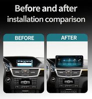 Système de navigation GPS Android Auto CarPlay sans fil Linux à écran étroit de 12,8 pouces pour Mercedes Benz Classe E W212 2009-2016