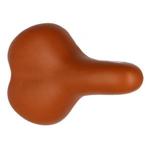 <span class=keywords><strong>Selle</strong></span> de vélo personnalisée respirante et confortable en cuir marron vintage imperméable pour vélo d'exercice - Product Image 1