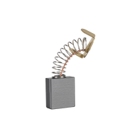 Brosse en carbone pour meuleuse d'angle, perceuse, outils électriques avec capuchon en alliage à ressort, durable et résistant à l'usure