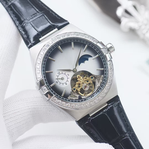 Montre Classique Haut de Gamme Originale de Haute Qualité 41mm Luxe Automatique Mécanique Date Homme Femme Alliage Crocodile Simple - Product Image 2