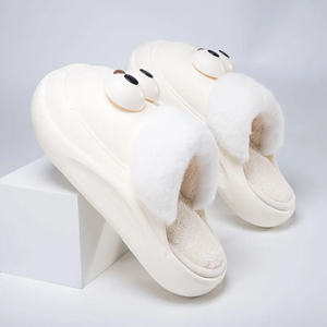 Invierno algodón arrastre Gran Ojo perro hogar antideslizante fondo grueso - Product Image 1