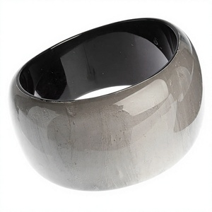 Bracelet jonc classique en résine 2026 pour femme, bijoux de mode unisexe, joncs multicolores en acrylique lucite, design élégant et simple - Product Image 4