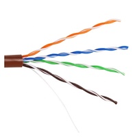 Kabel LAN Ethernet Cat6 UTP Berkualitas Tinggi 305m Konduktor CCA Jaket LSZH Bersertifikasi CE Harga Terbaik