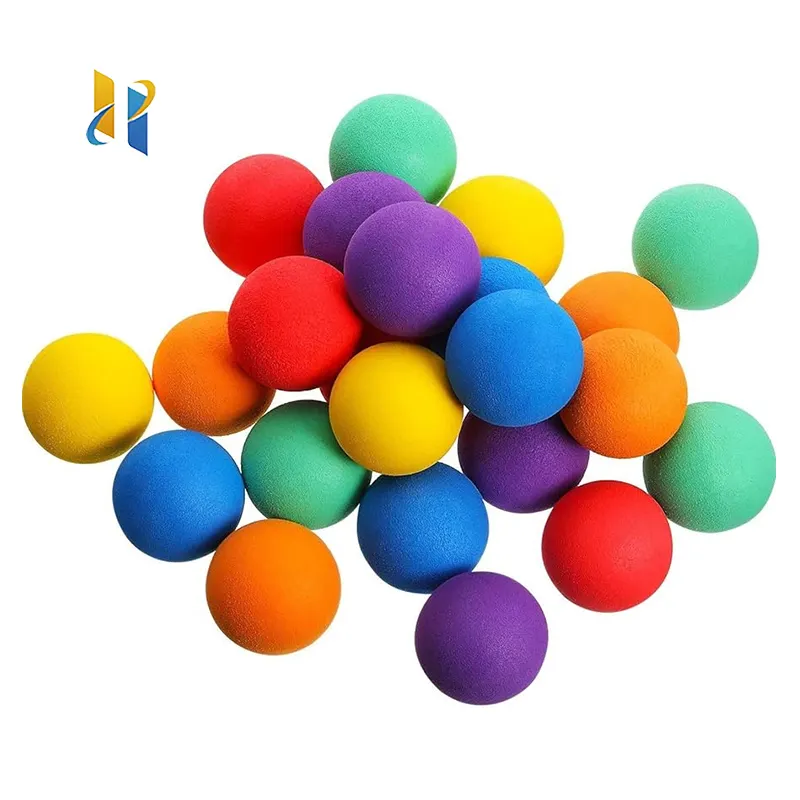 SGS and RoHS Certificates Toy Gun Foam Ball Soft Toy Ball Plush Toy Color For Eva Foam ball