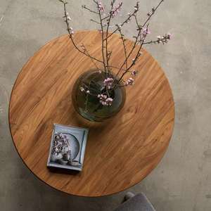 Modern Square Oak Wood Solid Dining Room Dining <b>Table</b> for Hotel Use - Product Image 4