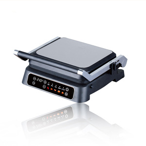 2in1 Electric Griddle <b>Waffle</b> <b>Maker</b> Stainless Steel Non-Stick Plate Double-Sided Heating Touchscreen Control Breakfast Sandwich - Product Image 5