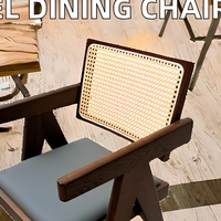 Fauteuil contemporain en bois avec dossier tissé et assise en tissu, chaise de loisirs moderne pour salon, hôtel, maison, bar