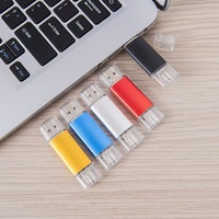 X323-1 Nouvelle clé USB OTG Android mini en métal, personnalisation en gros, USB 2.0 3.0 pour téléphone