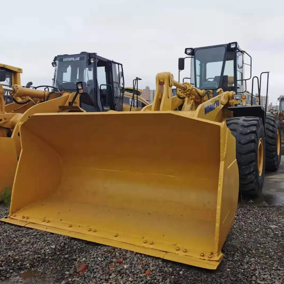 7 톤 중고 일본 로더 komatsu 470 휠 로더 wa470-3 wa470-5 중고 오리지널 일본 Komatsu loader