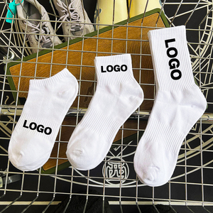 Chất lượng nén mắt cá chân Grip thiết kế Mens Crew Unisex Thể Thao Bông biểu tượng tùy chỉnh vớ người đàn ông - Product Image 2