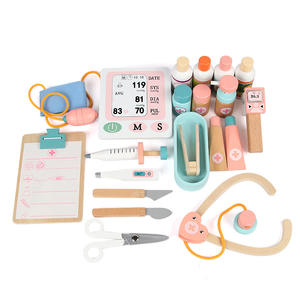 Enfants Offre Spéciale grand Hôpital En Bois Jeux de simulation Maison Ensemble Docteur Role Play Enfants Jouets Éducatifs Clinique D'autres Meubles Jouets - Product Image 3