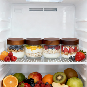 Bocaux de conservation en verre de qualité alimentaire, haute transparence et hermétiques, avec couvercle à vis, pour épices, miel et autres produits solides - Product Image 3
