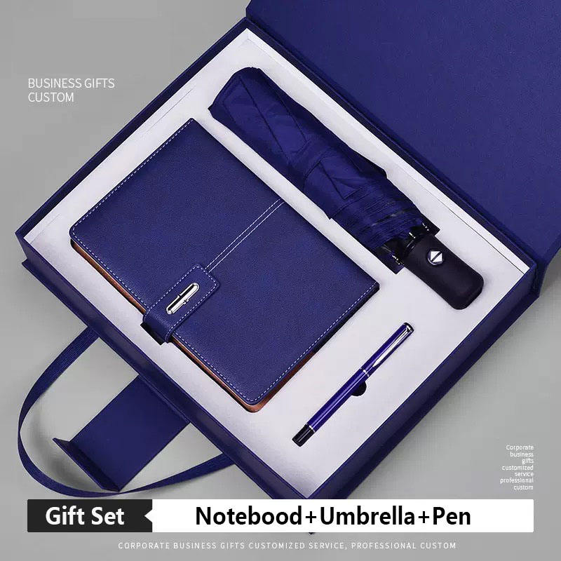 Notebook(Blue)+Pen(Blue)+Umbrella