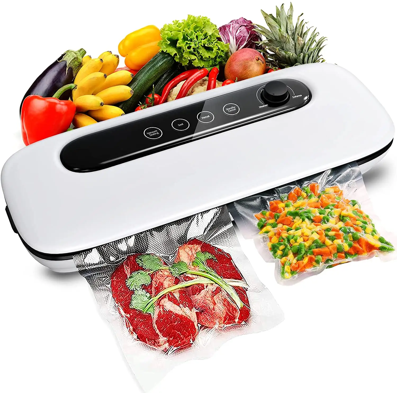 Home best Automatic Packaging Machine Portable Food Vacuum Sealer Machine Vacuum Food Sealers With 100 Bags