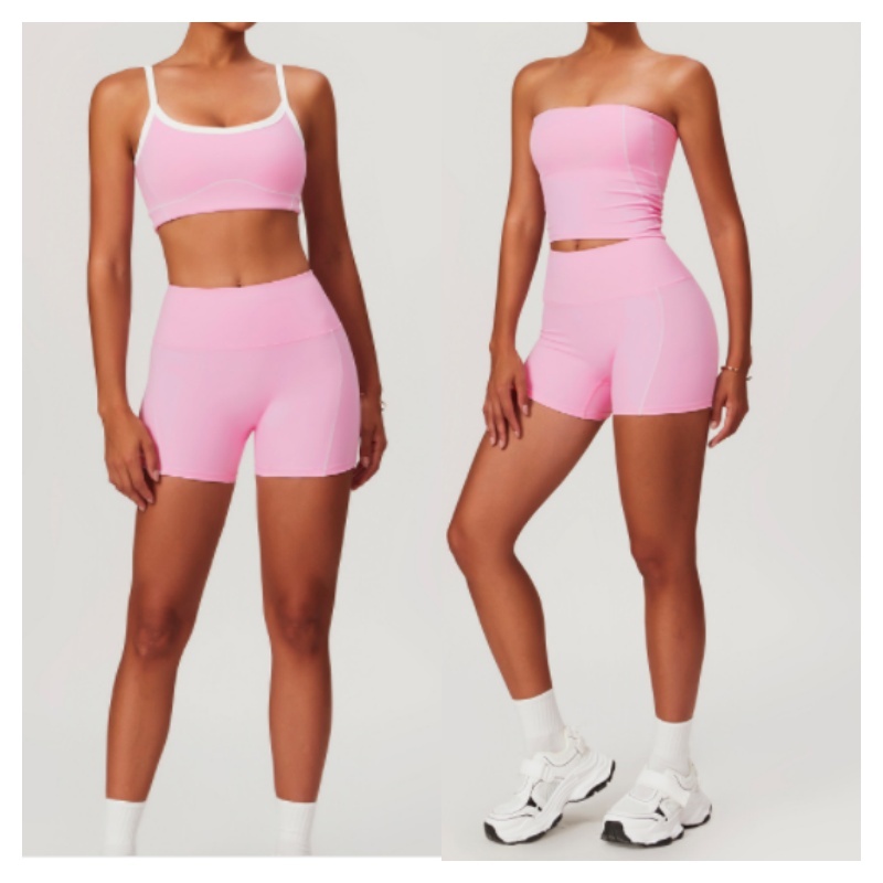 2026 New Sports Gym Suit for Women Solid Pattern Fitness Yoga Workout Clothing Women's Athletics Wear · image 2