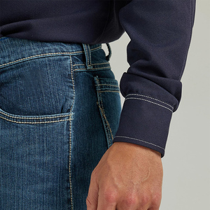 Camicia di sicurezza ignifuga da uomo in cotone resistente al fuoco camicia a maniche lunghe e camicie - Product Image 4