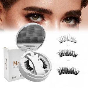 Kit de Faux <span class=keywords><strong>Cils</strong></span> Magnétiques Yiernuo 3D Effet Naturel Réutilisables avec Applicateur, <span class=keywords><strong>Sans</strong></span> <span class=keywords><strong>Colle</strong></span> Requise - Product Image 4