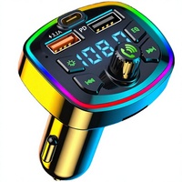 Vente en gros de lecteur MP3 universel pour voiture Q7, émetteur FM mains libres, insertion de carte multifonction, chargeur rapide PD, 12-24V USB Type-C