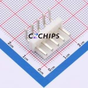 5TPBA050L Wire-to-Board Pin Header Bent Lead Through Hole,P=3.96mm Connector 1x5P 3.96mm Right Angle Insert VH - Product Image 1