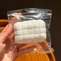 Coussin de doudoune d'hiver créatif, jouet de farce à rebond lent simulé, jouet promotionnel souple anti-stress à faire soi-même