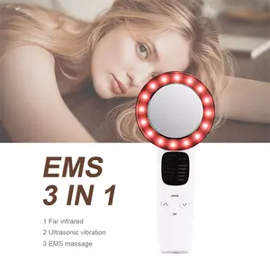 Cuidado DE LA PIEL Eliminador de celulitis por infrarrojos Pérdida de peso corporal Eliminación de grasa EMS Terapia de LED rojo Máquina de estiramiento facial