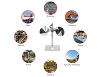 Réflecteur anti-oiseaux à énergie éolienne, miroir dissuasif, dispositif de contrôle des oiseaux extérieur en plastique écologique, imperméable et sans danger pour les oiseaux, pour jardin