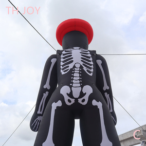 Personnage squelette gonflable d'Halloween de 8m de haut pour fête d'enfants Paw Patrol & <span class=keywords><strong>Super</strong></span> Mario Thème Fast Air Ship to Door - Product Image 5