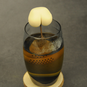 Infusor de Té Divertido con Forma de Taburete de Silicona, Infusor de Té de Hojas Sueltas, Filtro de Bola para Té - Product Image 1