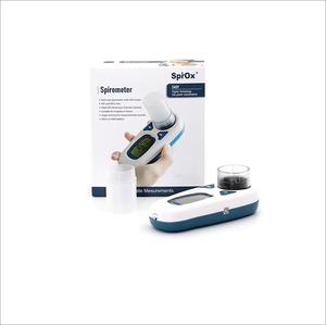 Meteran aliran puncak genggam Digital Spirometer portabel ringan untuk penggunaan di rumah-termasuk daya Manual telapak tangan - Product Image 2