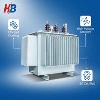 Transformador de Aceite de Baja Pérdida Tipo S13 40kVA-8000kVA, Transformador de Potencia Exterior Monofásico/Trifásico de Alta Tensión 400V Global Power