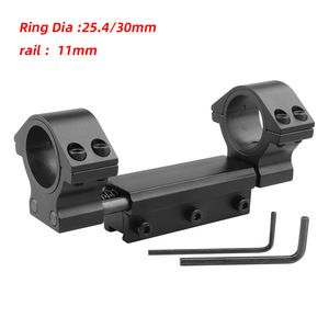 <strong>Hot</strong> Sale Adjustable 25.4/30mm Universal Aiming Aluminum Alloy Conjoined Bracket Spring Pipe Clamp for <strong>Scope</strong> Mounts Accessories - Product Image 6