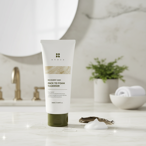 BRMUD Tamaño grande 310mL Alivio Paquete de barro Limpiador facial Buena calidad para hacer espuma - Product Image 3