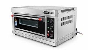 <span class=keywords><strong>Four</strong></span> électrique commercial 1 plateau 1 compartiment 4,6 kW pour la cuisson du pain, des gâteaux et des pizzas en boulangerie - Product Image 2