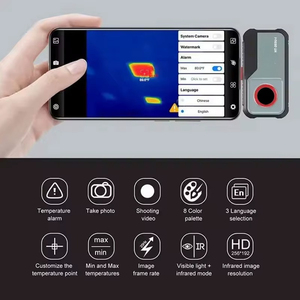 Cámara Termográfica Móvil HT-203U-i, Cámara de Imagen Térmica Infrarroja para Teléfono, Detección de Circuitos PCB, Tuberías de Calefacción por Suelo Radiante - Product Image 5