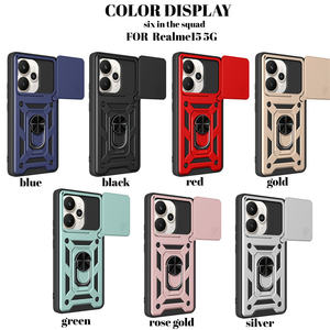 เคสโทรศัพท์ Lichicase รุ่นใหม่ล่าสุด <span class=keywords><strong>ราคา</strong></span>ประหยัด พร้อมเลนส์ป้องกันแบบเลื่อนได้ สำหรับ Realme 16 Pro 16 Pro+  แบบกันกระแทก - Product Image 1