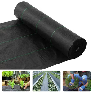 PP Garden Weed Control Mesh Mat Tarp Couverture en tissu anti-herbe respirant avec contrôle du dos Paillis Échantillon gratuit - Product Image 4