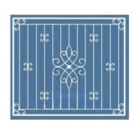Barre de gril de couleur de gril de fenêtre de fer de prix de gros standard