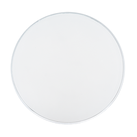 Tête de batterie silencieuse OEM/ODM de 12 pouces, blanche, double couche, 60 mailles, impression de logo personnalisée, durabilité supérieure