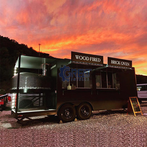 Camionnette de restauration mobile entièrement équipée, personnalisée OEM, homologuée CE, pour la vente de snacks, hot-dogs et café, à vendre - Product Image 3