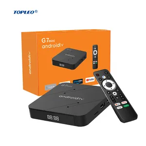 Topleo OEM品牌认证亚视电视盒16GB双Wifi机顶盒4k hdr 3d智能亚视安卓11 g7迷你电视盒安卓