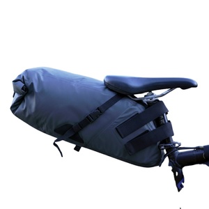 <span class=keywords><strong>Bolsa</strong></span> de sillín duradera de 13L para cicloturismo con placas de soporte internas, impermeable, directamente de fábrica para viajes. - Product Image 1