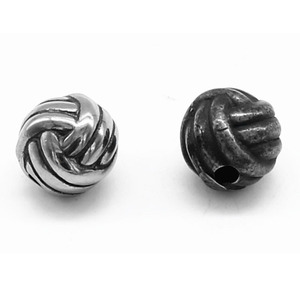 yunnique Cuentas espaciadoras redondas de acero inoxidable chapadas para la fabricación de joyas 6 mm GZY-316-57 - Product Image 5