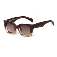 Lunettes de soleil carrées STORY STY28080M TR90 avec branches à insert, monture épaisse et tendance, unisexe, personnalisables avec logo