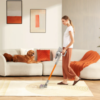 Tookto Vc101 Design Détection automatique de la poussière Moteur puissant 200W Batterie détachable Aspirateur sans fil Batterie remplaçable